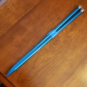 Boye #15 Knitting Needles Aluminum Blue